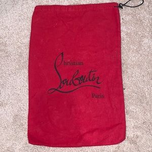 Christian Louboutin single shoe duster